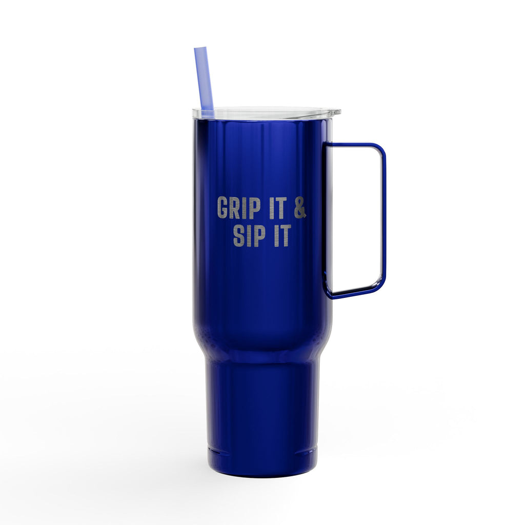 Custom Engraved 40oz Tumbler with Lid | Insulated Travel Cup