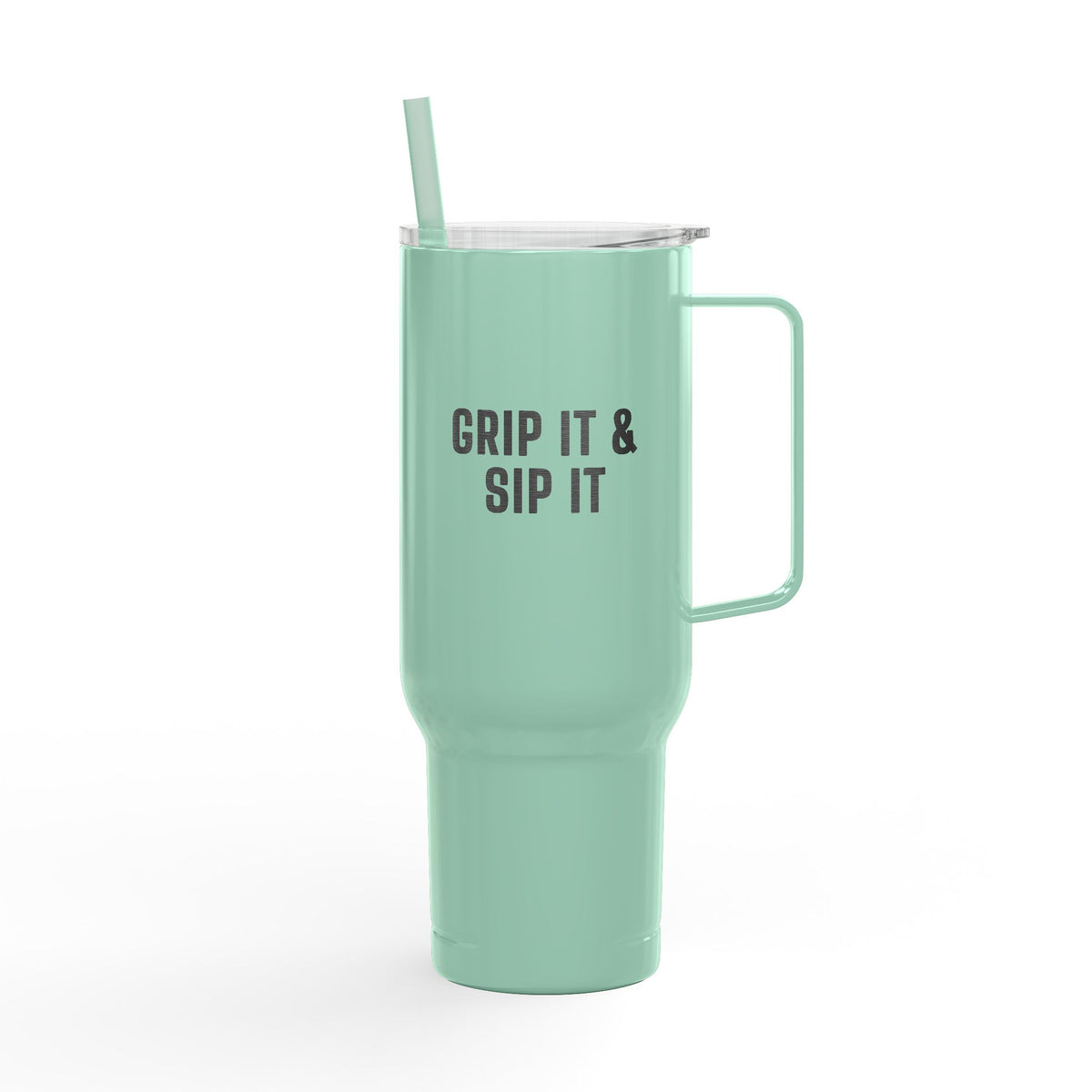Custom Engraved 40oz Tumbler with Lid | Insulated Travel Cup