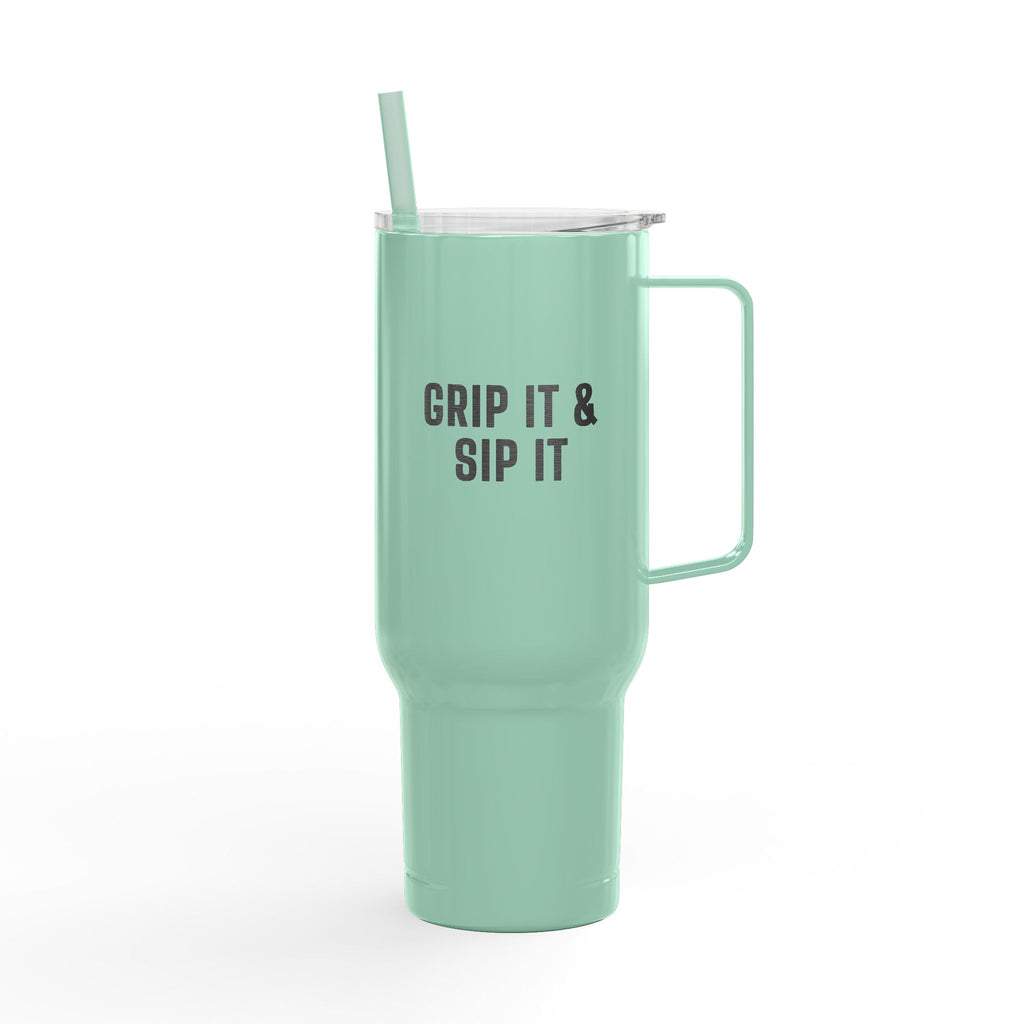 Custom Engraved 40oz Tumbler with Lid | Insulated Travel Cup