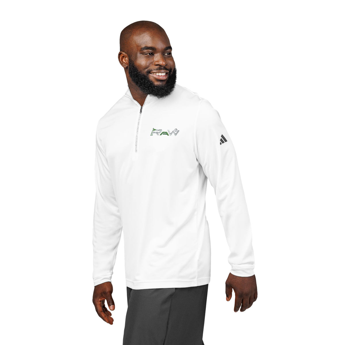 Embroidered Script Logo Quarter-Zip Pullover | Golf Pullover