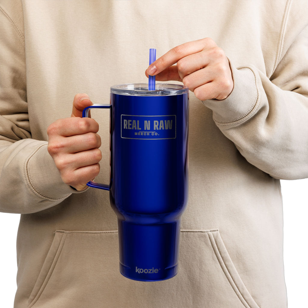 Custom Engraved 40oz Tumbler with Lid | Insulated Travel Cup