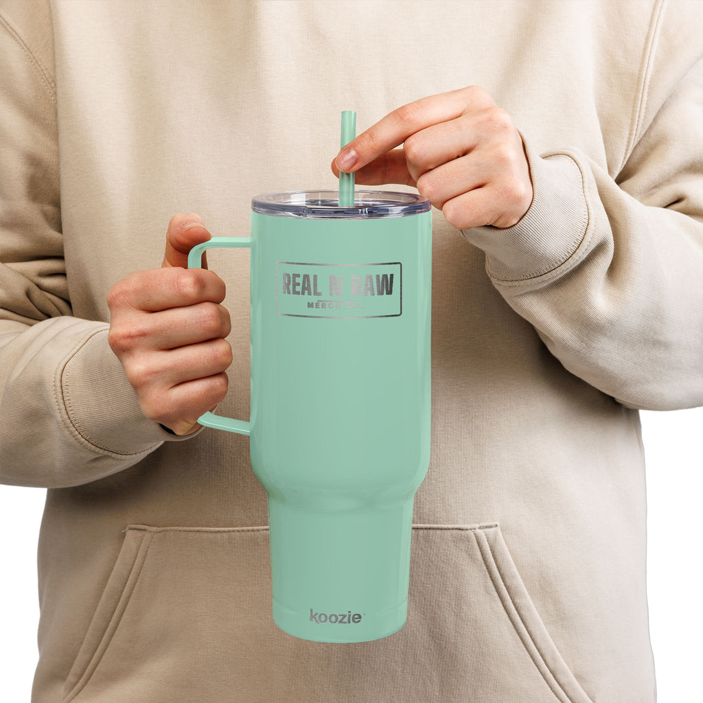 Custom Engraved 40oz Tumbler with Lid | Insulated Travel Cup