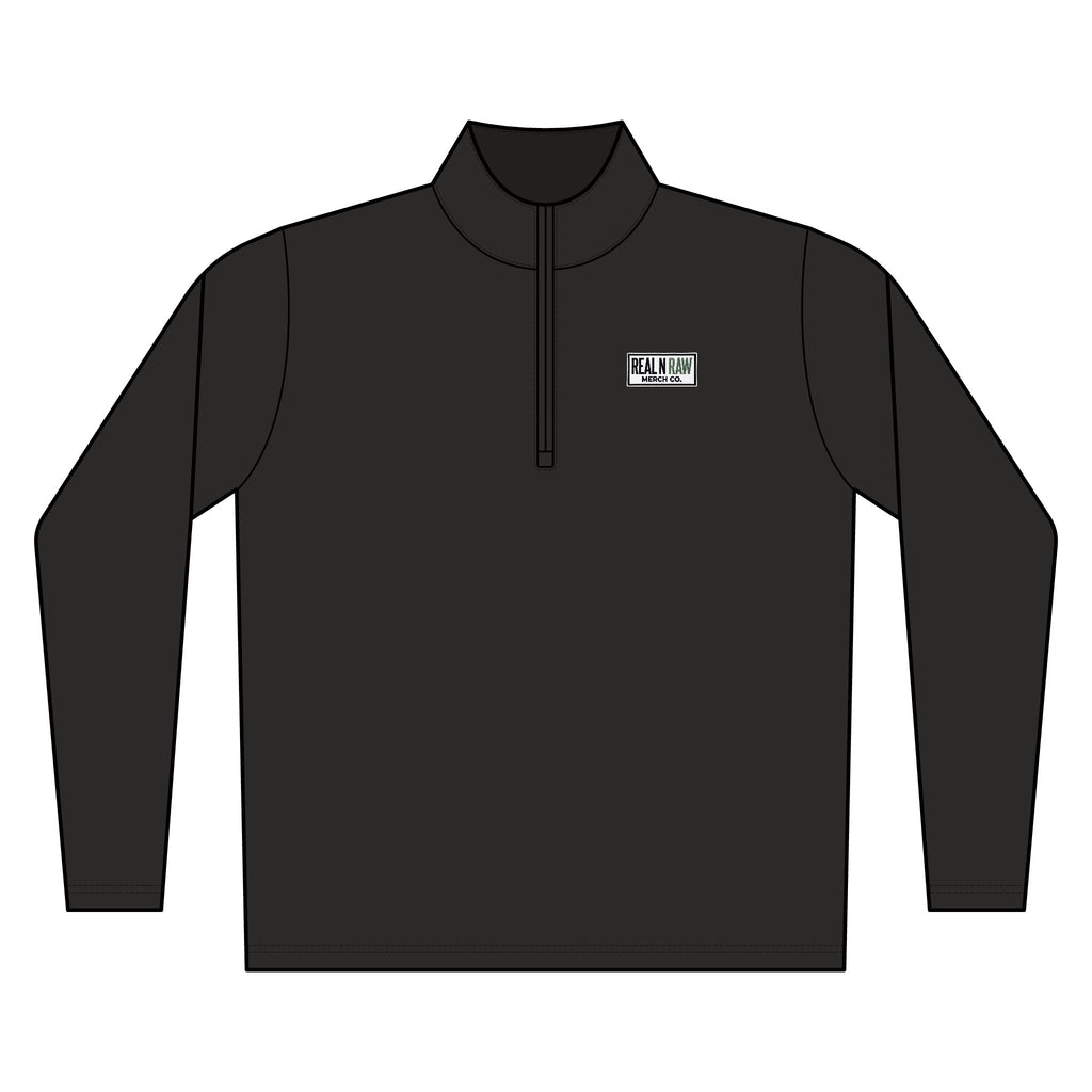 Men's 'Real Warm' Quarter-Zip Sweatshirt — Lightweight Polyester Pullover