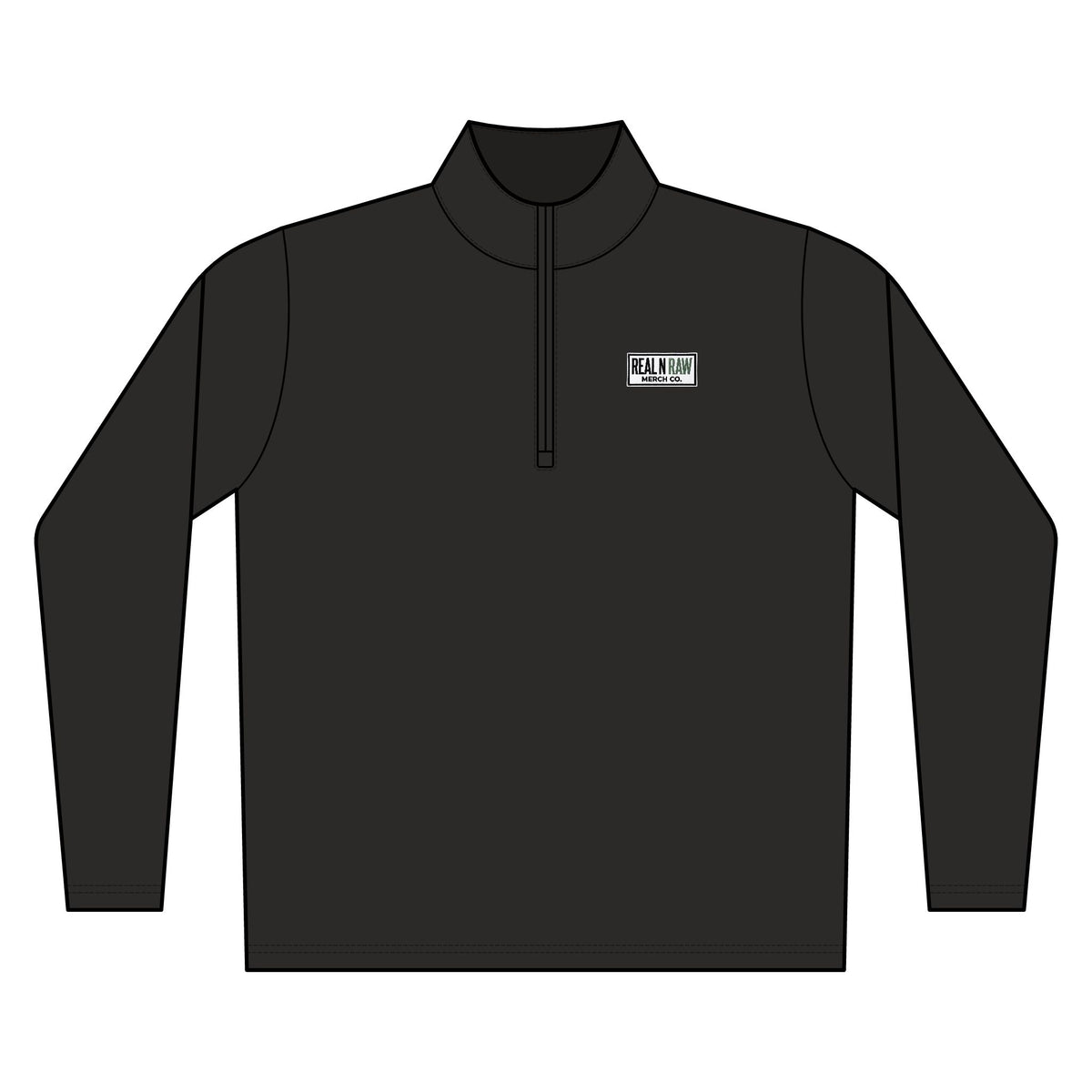 Men's 'Real Warm' Quarter-Zip Sweatshirt — Lightweight Polyester Pullover