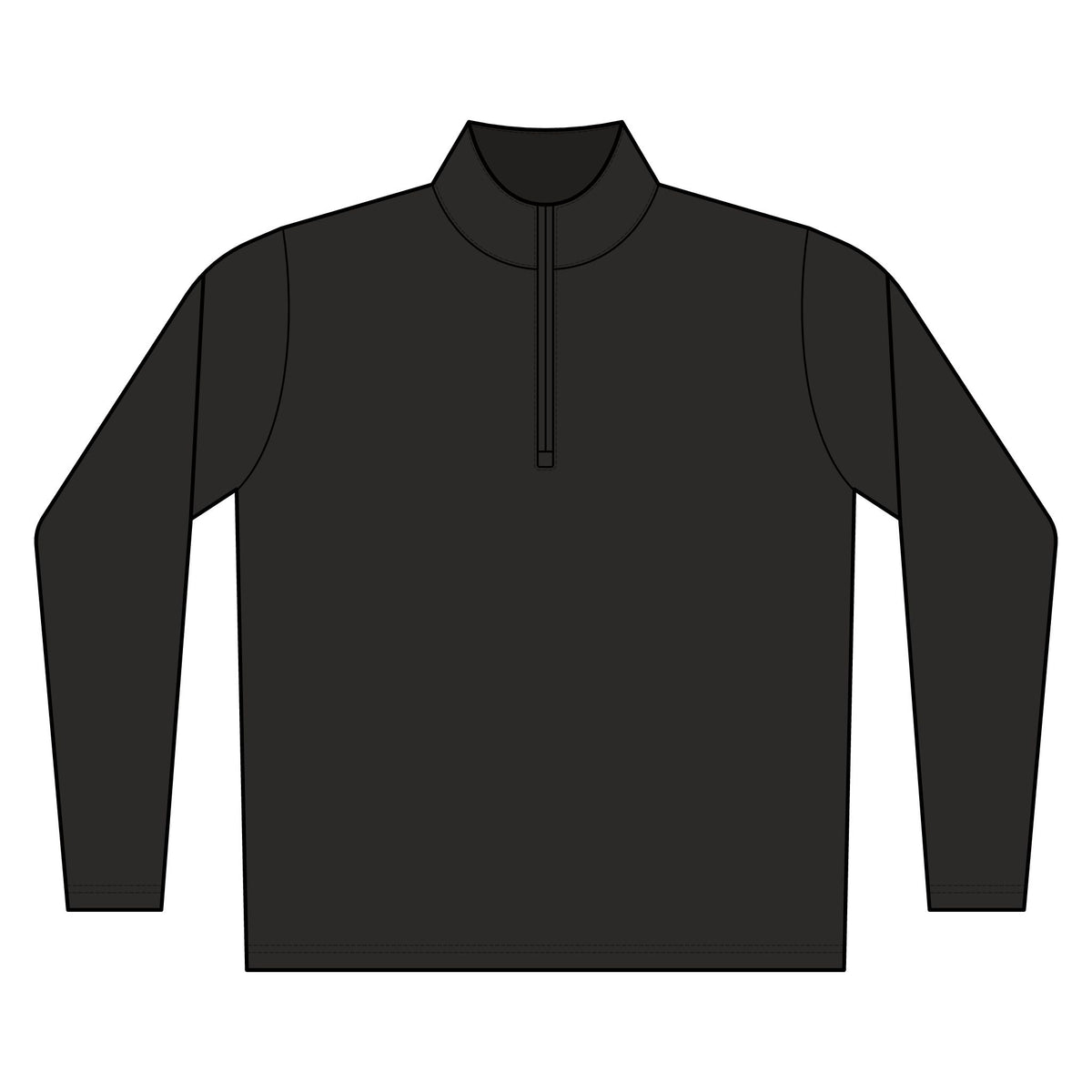 Men's 'Real Warm' Quarter-Zip Sweatshirt — Lightweight Polyester Pullover