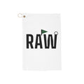 RAW Embroidered Wordmark — Golf Towel