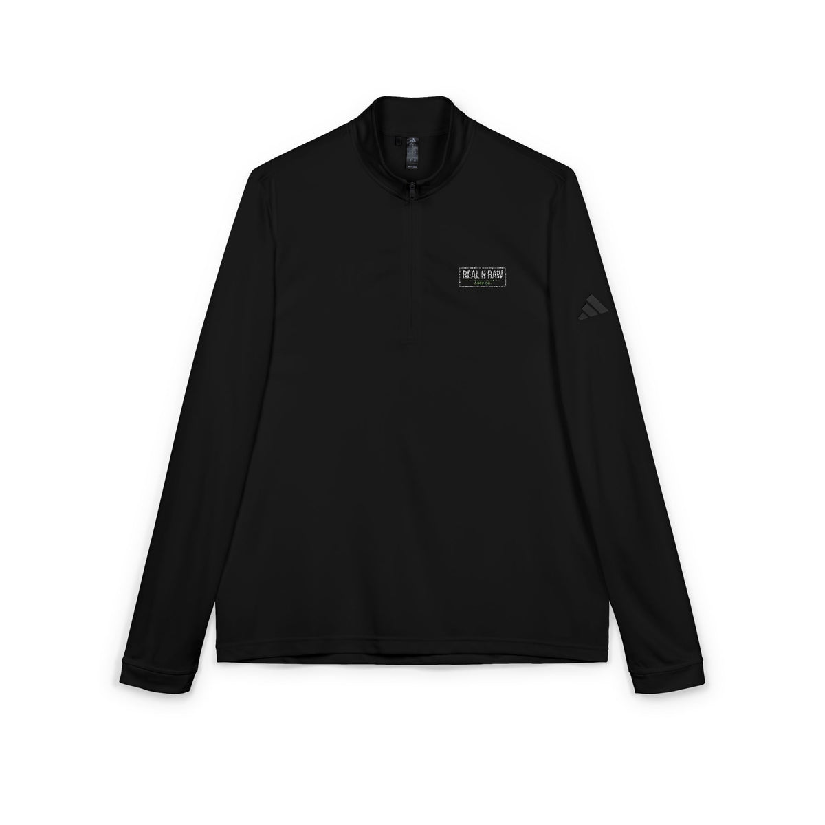 RAW Embroidered Quarter-Zip Pullover
