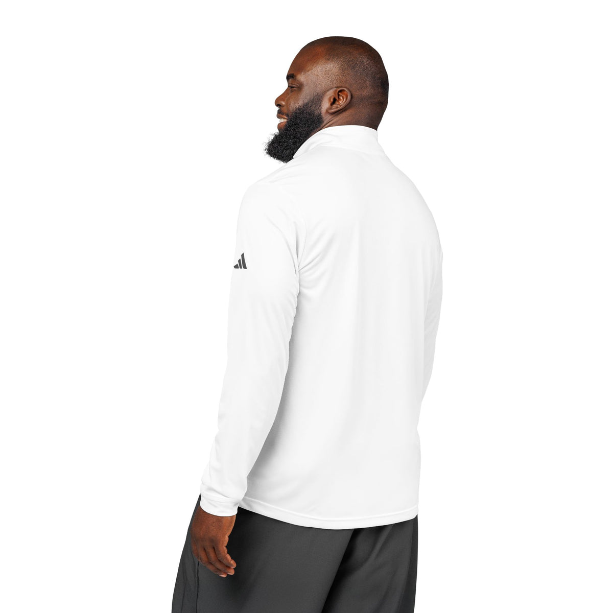 Embroidered Script Logo Quarter-Zip Pullover | Golf Pullover
