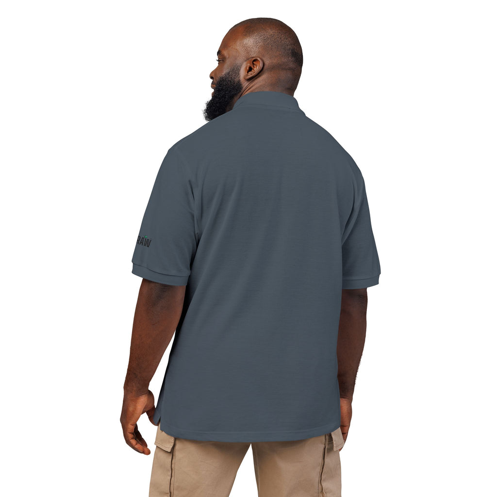 RAW Embroidered Wordmark — Performance Polo