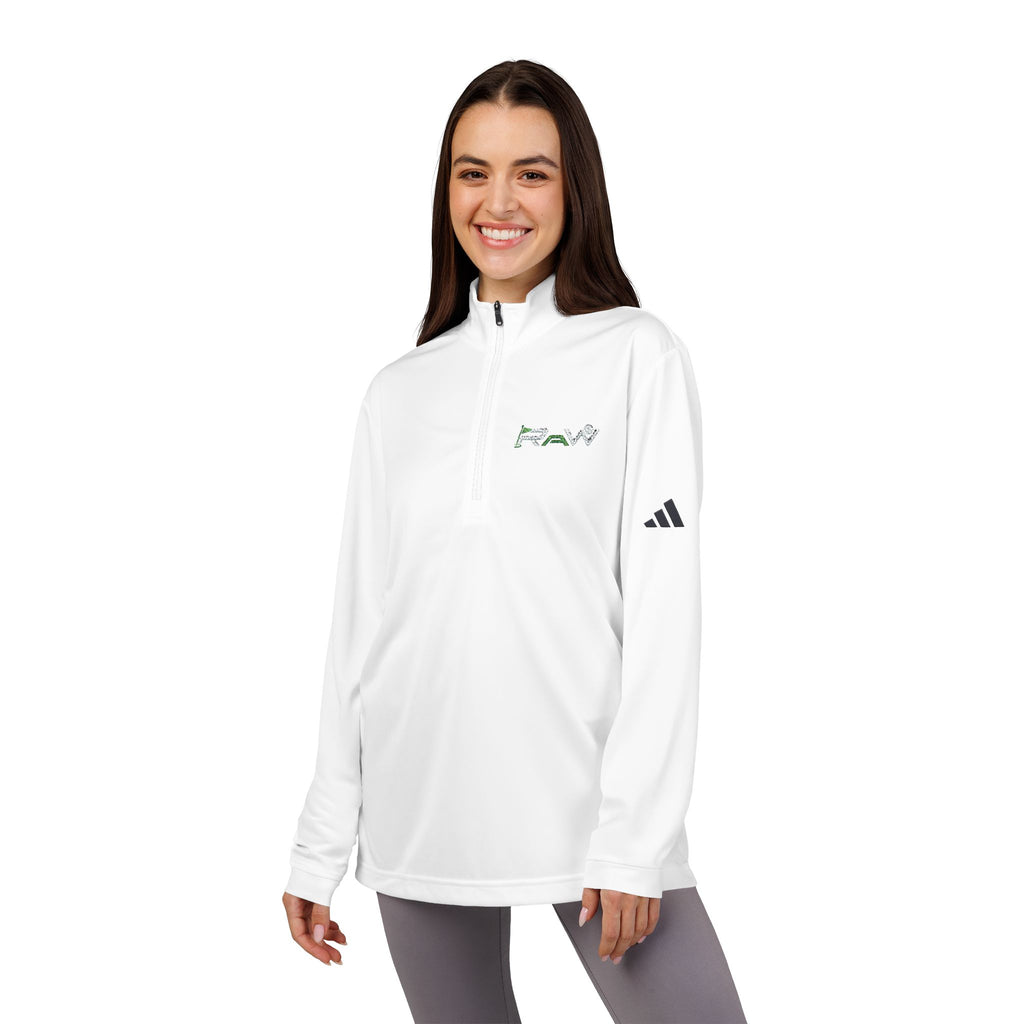 Embroidered Script Logo Quarter-Zip Pullover | Golf Pullover
