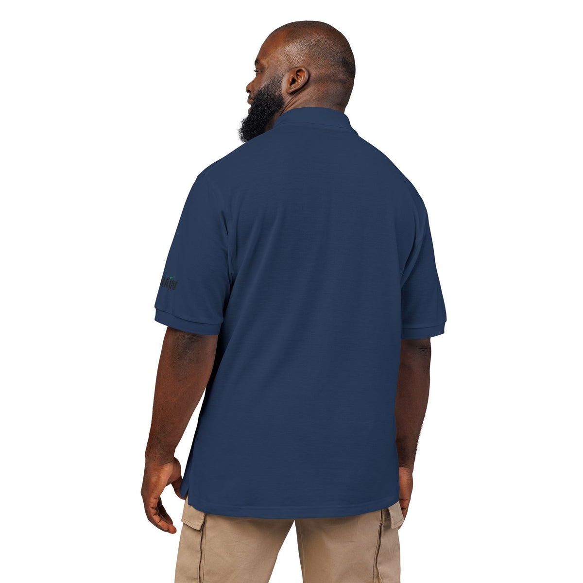 RAW Embroidered Wordmark — Performance Polo