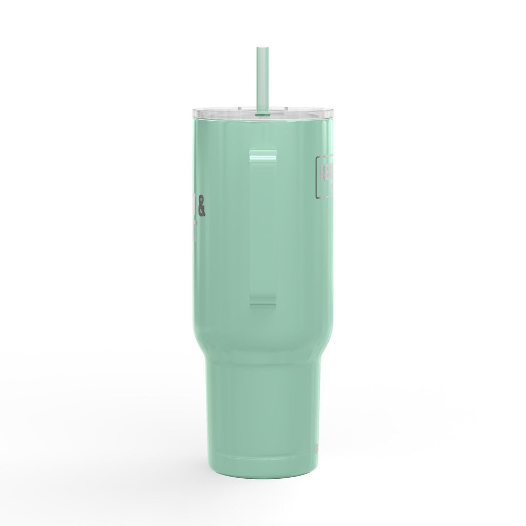 Custom Engraved 40oz Tumbler with Lid | Insulated Travel Cup