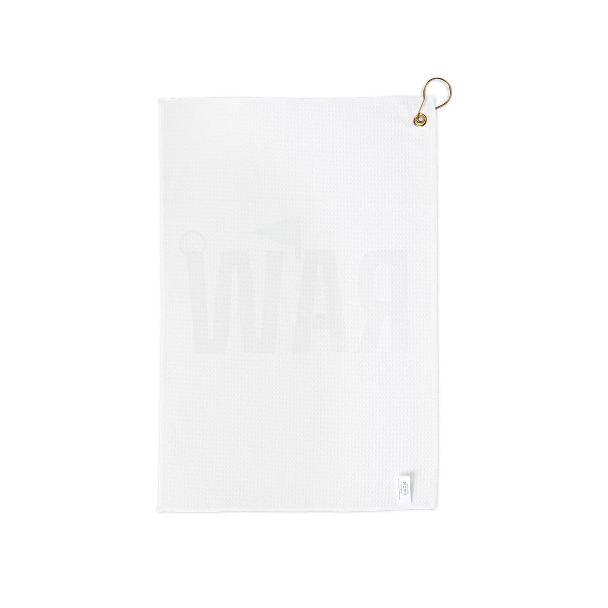 RAW Embroidered Wordmark — Golf Towel