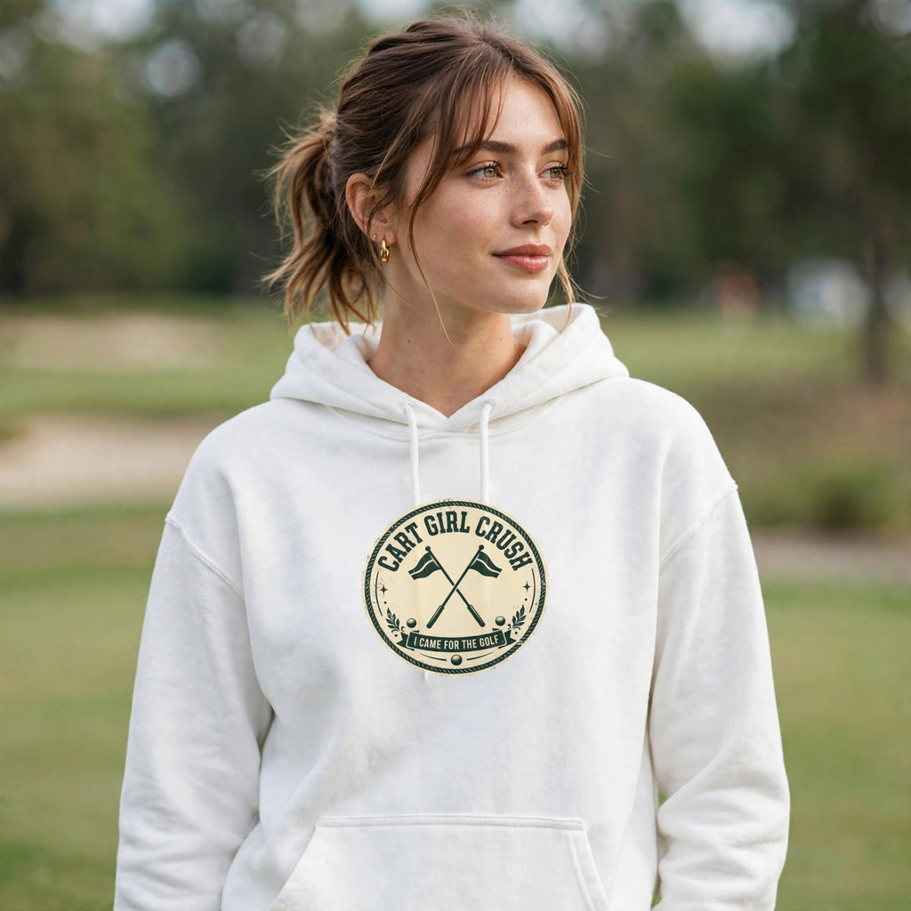 Heart Girl Cruiser Hoodie — Vintage Motorcycle Patch Graphic