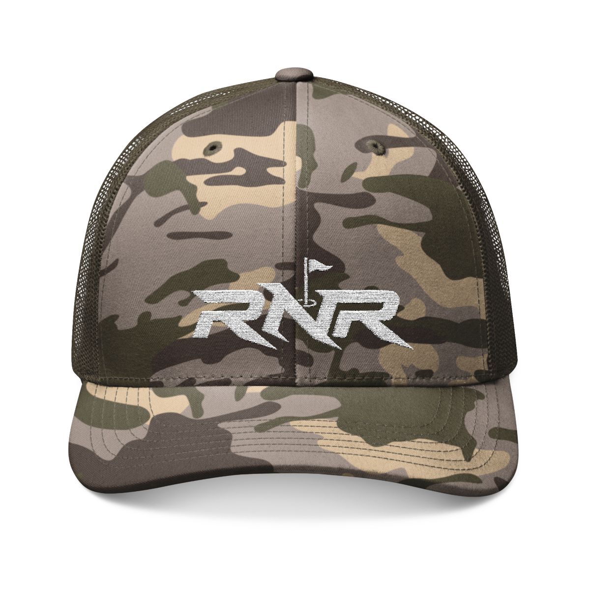Camouflage Trucker Hat (Embroidery)